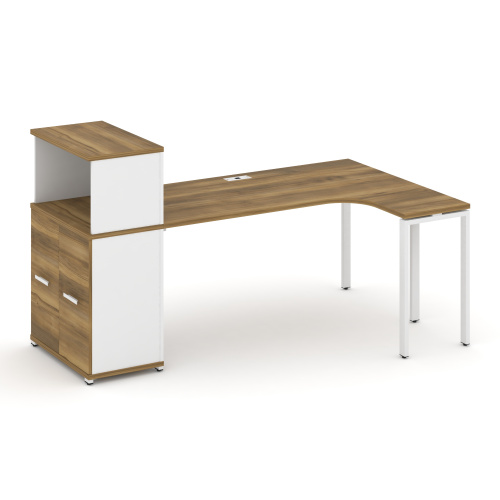 Стол эргономичный с опорным распашным шкафом Concept CN.SA-214(R)