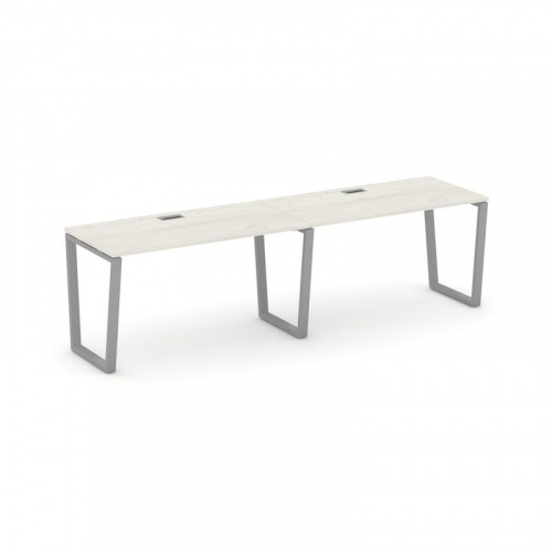 Style Project Рабочая станция 1 сторон. SN-6T2.ORS-023 Акация Лорка/Металл Антрацит/Заглушка Пластик фото 12