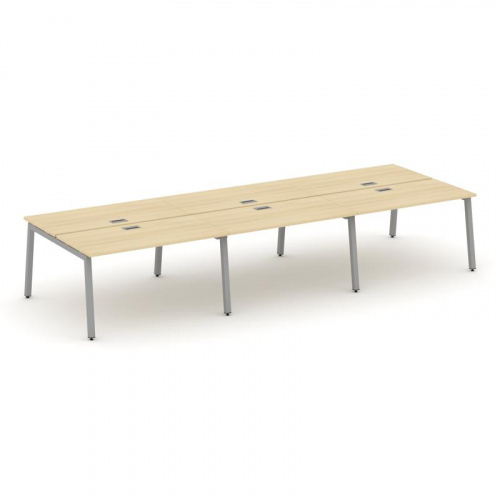 Style Project Рабочая станция 2-х сторон. SN-5A.DRS-074 Дуб Наварра/Металл Белый 4740*1432*750 фото 10