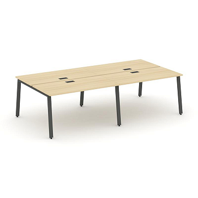 Style Project Рабочая станция 2-х сторон. SN-6A.DRS-042 Акация Лорка/Металл Антрацит 2360*1432*750