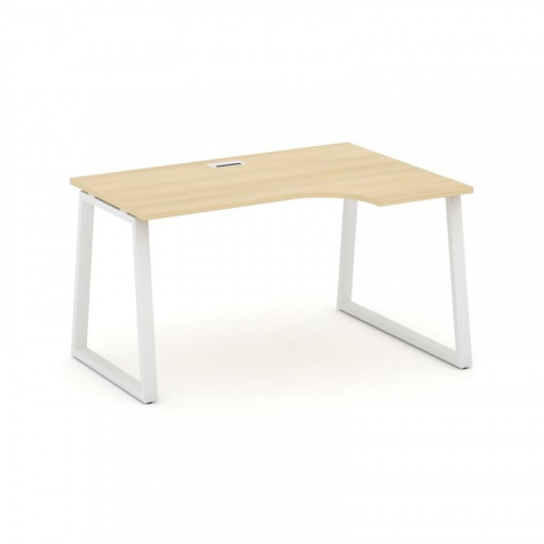 Style Project Стол рабочий эргоном. SN-6T1.SPA-021(R) Акация Лорка/Металл Антрацит/Заглушка Пластик фото 21