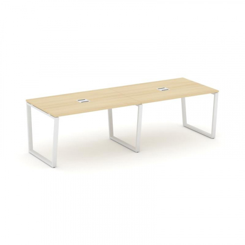 Style Project Стол переговорный SN-6T2.SPRG-012 Акация Лорка/Металл Антрацит/Заглушка Металл Антраци фото 21