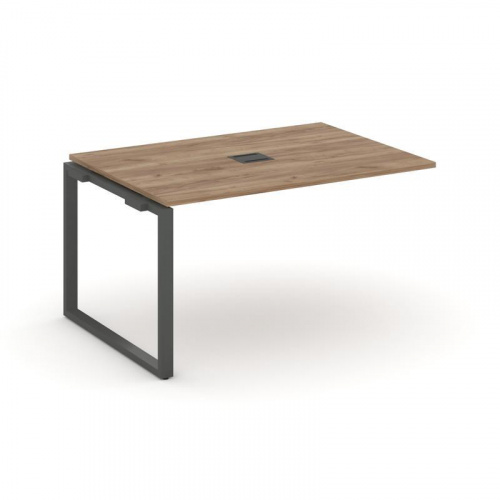 Style Project Проходной наб. элем. перег. стола SN-6O.NSPRG-002 Вяз Благородный/Металл Белый 1180*98 фото 4