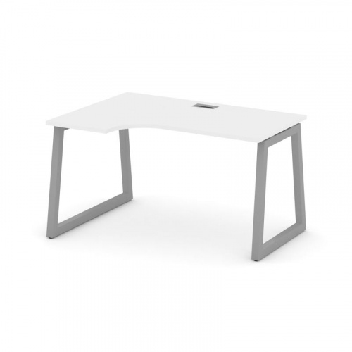 Style Project Стол рабочий эргоном. SN-5T1.SPA-022(L) Акация Лорка/Металл Антрацит/Заглушка Пластик фото 16