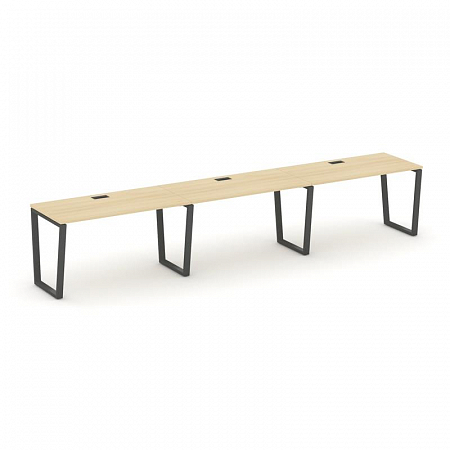 Style Project Рабочая станция 1 сторон. SN-6T2.ORS-034 Акация Лорка/Металл Антрацит/Заглушка Пластик