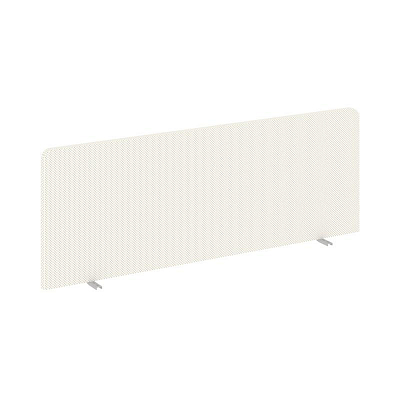 Настольный Экран фронтальный UNE.TEKRF-309 Белый/Металл Серый 1400*28*325