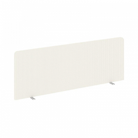 Настольный Экран фронтальный UNE.TEKRF-309 Белый/Металл Серый 1400*28*325