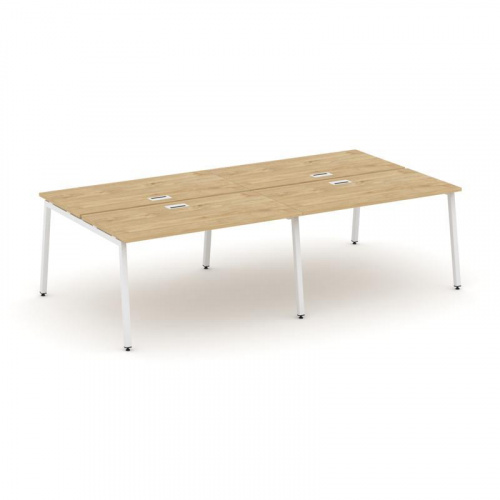 Style Project Рабочая станция 2-х сторон. SN-4A.DRS-031 Дуб Табак/Металл Белый 1960*1232*750 фото 24