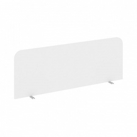 Настольный Экран фронтальный UNE.DEKRF-301 Белый Бриллиант/Металл Серый 980*18*325