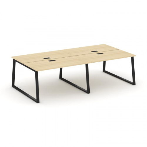 Style Project Рабочая станция 2-х сторон. SN-6T1.DRS-052 Акация Лорка/Металл Антрацит/Заглушка Пласт фото 9