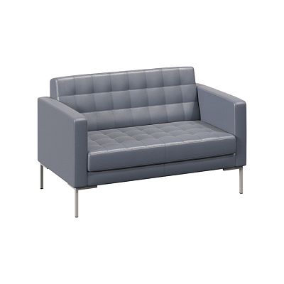 Forest Диван двухместный FR-DP-02 Oregon 17/Металл Серый 1360*800*840