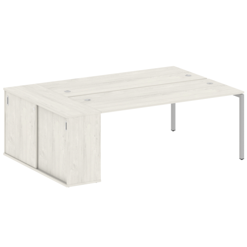 Бенч-система с шкафом-купе на П-обр. м/к Metal System Quattro 40БП.РС-СШК-1.5 фото 6 Бенч-система с шкафом-купе на П-обр. м/к Metal System Quattro 40БП.РС-СШК-1.5 фото 6