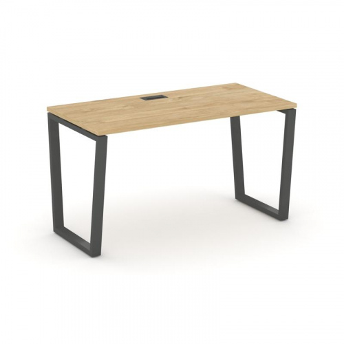 Style Project Стол письменный SN-6T2.SP-013 Акация Лорка/Металл Антрацит/Заглушка Пластик Черный 138 фото 22