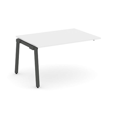 Style Project Проходной наб. элем. перег. стола SN-5A.NSPRG-003.3 Белый/Металл Антрацит 1380*980*750