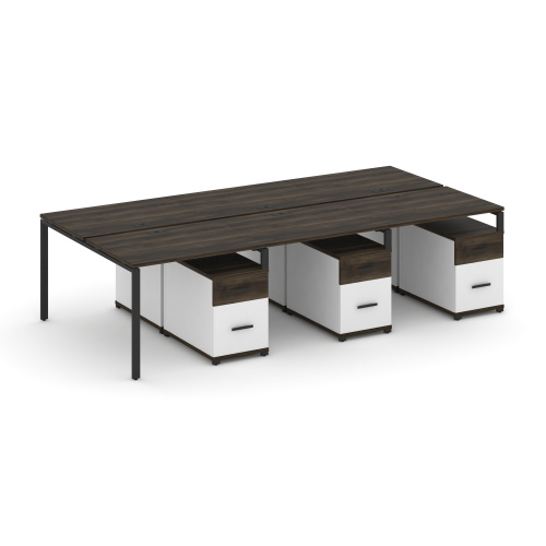 Бенч-система на 6 мест с 3 опорными тумбами Concept CN.DRS-353 фото 9