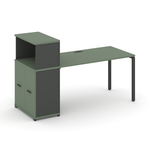 Стол офисный с опорным распашным шкафом Concept CN.SP-227 фото 2