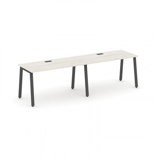 Style Project Рабочая станция 1 сторон. SN-6A.ORS-014 Акация Лорка/Металл Белый 3160*700*750 фото 15