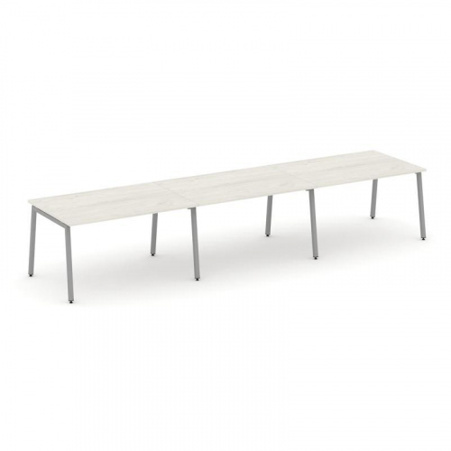 Style Project Стол переговорный SN-4A.SPRG-024.3 Вяз Благородный/Металл Белый 4740*980*750 фото 6 Style Project Стол переговорный SN-4A.SPRG-024.3 Вяз Благородный/Металл Белый 4740*980*750 фото 6