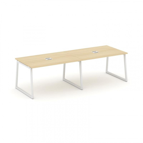 Style Project Стол переговорный SN-4T1.SPRG-013 Акация Лорка/Металл Антрацит/Заглушка Металл Антраци фото 22