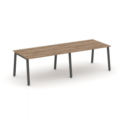 Style Project Стол переговорный SN-6A.SPRG-011.3 Тиквуд Светлый/Металл Антрацит 1960*980*750 фото 24