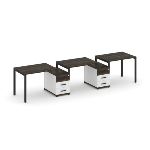 Бенч-система на 3 места с 2 опорными тумбами Concept CN.ORS-325 фото 9