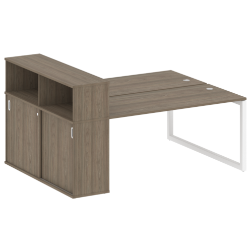 Бенч-система с шкафом-купе на О-обр. м/к Metal System Quattro 50БО.РС-СШК-2.4 фото 3