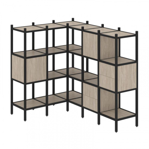 Стеллаж офисный угловой Loft VR.L-30 фото 3 Стеллаж офисный угловой Loft VR.L-30 фото 3