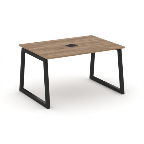 Style Project Стол переговорный SN-5T1.SPRG-002 Акация Лорка/Металл Антрацит/Заглушка Металл Антраци фото 7