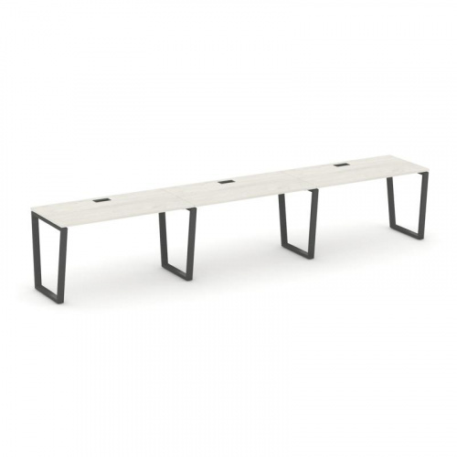 Style Project Рабочая станция 1 сторон. SN-6T2.ORS-034 Акация Лорка/Металл Антрацит/Заглушка Пластик фото 24