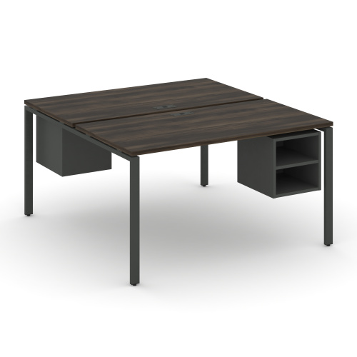 Бенч-система на 2 места с подвесными тумбами Concept CN.DRS-105 фото 2