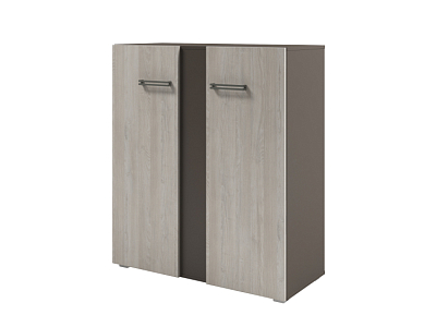 Шкаф средний широкий с планкой D-76