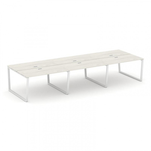 Style Project Рабочая станция 2-х сторон. SN-6T2.DRS-081 Акация Лорка/Металл Антрацит/Заглушка Пласт фото 13