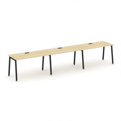 Style Project Рабочая станция 1 сторон. SN-4A.ORS-034 Тиквуд Светлый/Металл Антрацит 4740*600*750 фото 7