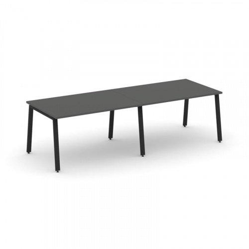 Style Project Стол переговорный SN-6A.SPRG-011.3 Тиквуд Светлый/Металл Антрацит 1960*980*750 фото 9