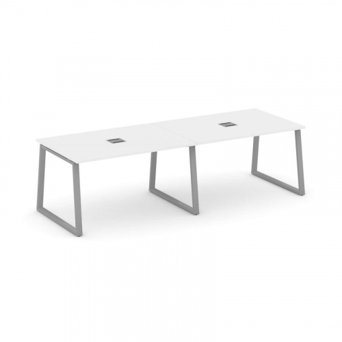 Style Project Стол переговорный SN-6T1.SPRG-012 Акация Лорка/Металл Антрацит/Заглушка Металл Антраци фото 17