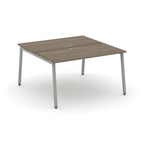 Style Project Рабочая станция 2-х сторон. SN-4A.DRS-013 Вяз Благородный/Металл Белый 1380*1432*750