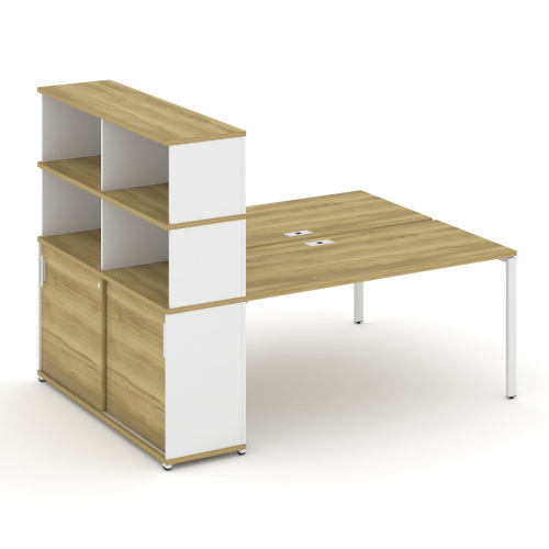 Бенч-система с опорным шкафом-купе с надставкой Concept CN.DRS-244 фото 11