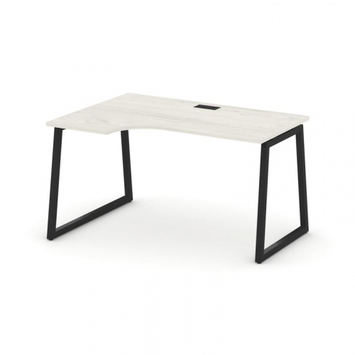 Style Project Стол рабочий эргоном. SN-4T1.SPA-021(L) Акация Лорка/Металл Антрацит/Заглушка Пластик фото 7