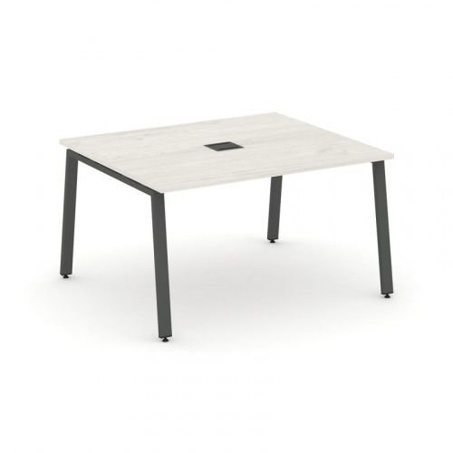 Style Project Стол переговорный SN-6A.SPRG-033 Акация Лорка/Металл Белый 1380*1180*750 фото 19