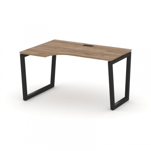 Style Project Стол рабочий эргоном. SN-5T2.SPA-002(L) Акация Лорка/Металл Антрацит/Заглушка Пластик фото 6