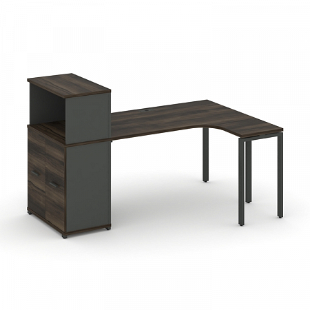 Стол эргономичный с опорным распашным шкафом Concept CN.SA-214(R)