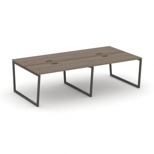 Style Project Рабочая станция 2-х сторон. SN-4T2.DRS-053 Акация Лорка/Металл Антрацит/Заглушка Пласт фото 25