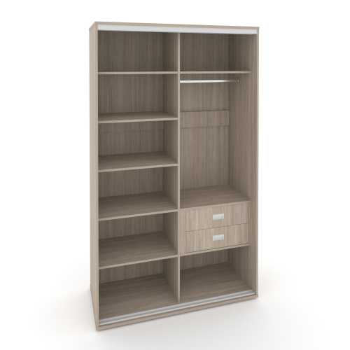 Корпус 2-х секционного шкафа высокого L=1200мм Maris SH.K2-2.1 K3 фото 3