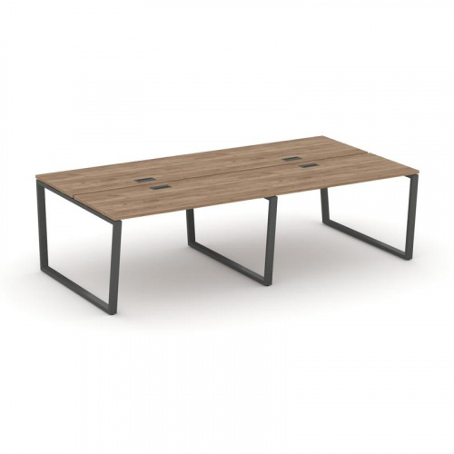 Style Project Рабочая станция 2-х сторон. SN-6T2.DRS-034 Акация Лорка/Металл Антрацит/Заглушка Пласт фото 23