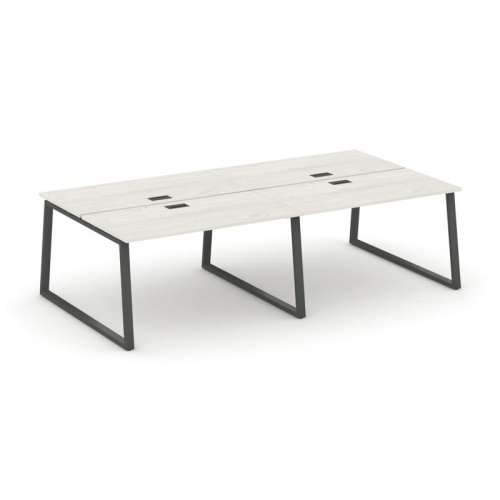 Style Project Рабочая станция 2-х сторон. SN-6T1.DRS-052 Акация Лорка/Металл Антрацит/Заглушка Пласт фото 24