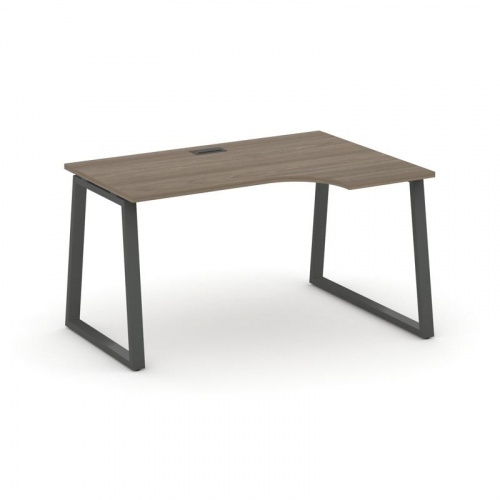 Style Project Стол рабочий эргоном. SN-6T1.SPA-021(R) Акация Лорка/Металл Антрацит/Заглушка Пластик фото 25