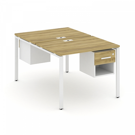 Бенч-система на 2 места с подвесными тумбами Concept CN.DRS-117