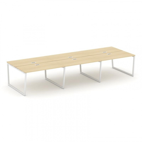 Style Project Рабочая станция 2-х сторон. SN-4T2.DRS-071 Акация Лорка/Металл Антрацит/Заглушка Пласт фото 21