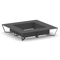 Steel Meet Стол переговорный квадратный KD-PR.B.SP-20K2 Антрацит/Металл Антрацит 4000*4000*750