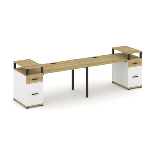 Бенч-система на 2 места с 2 опорными тумбами Concept CN.ORS-430 фото 6